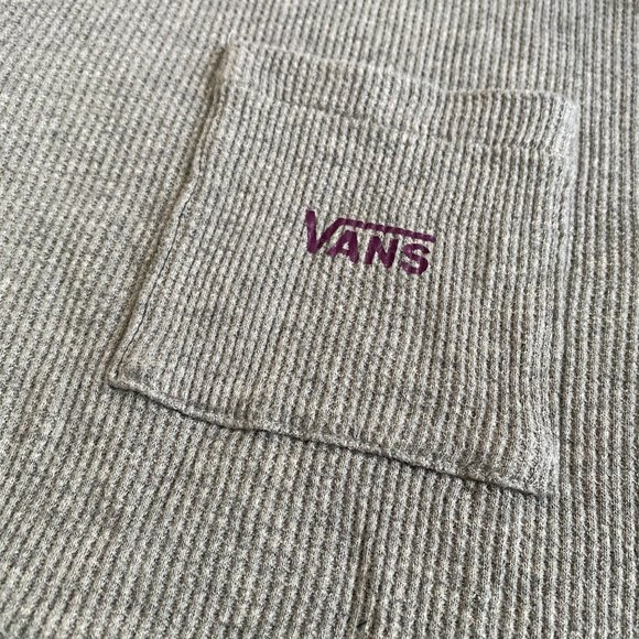 💖MEGA SALE💖Vans Basil Ls Therma Women  Gray Skateboarding Sweater VN0A4PQWGRH - Picture 3 of 5